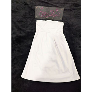 EUC Body Central White Strapless Dress XS/S